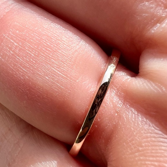 *SOLD* 10k RG 8mm Asscher Cut Moissanite Ring - Picture 11 of 12